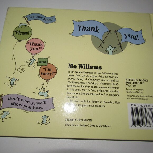 Time to Say “Please”! by Mo Willems – Children’s Hardcover Book – Manners & K - Picture 3 of 4